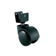 50 mm MOBİLYA TEKERİ U TABLALI GEÇMELİ PLASTİK MASA TEKERİ