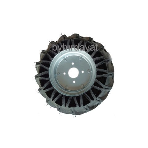 8 Jant 4.00-8 JANTLI Dolgu TEKER 58 mm PATLAMAZ TR ÇAPA MAKİNASI-REMORK-TARIM BASİT ÜRÜN MONTAJLI PORYA UYAR