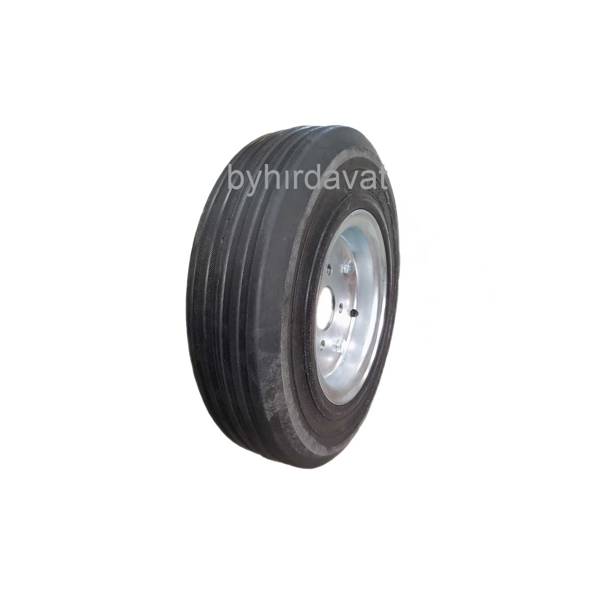 400*100*8 POLİÜRETAN KAUÇUK JANTLI TEKER 58 mm Poryalı 400x100x8 Ağır Yük İçin Kaliteli Ürün 4.00-8 İç lastiksiz Dolgu Teker Patlamaz