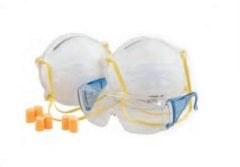 KWB-KRAFTIXX GÖZLÜK MASKE KULAKLIK GÜVENLİK SETİ 6 Parça