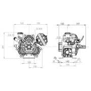 YBS YP-71 3 MEMBRANLI HOLDER POMPASI PULVERİZATÖR İLAÇLAMA