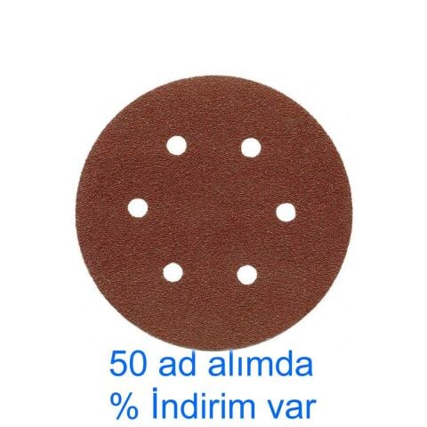 225 mm 240 Kum 6 Delikli TAVAN DUVAR CIRT ZIMPARA Cırtlı Zımpara Kahve veya siyah Olabilir