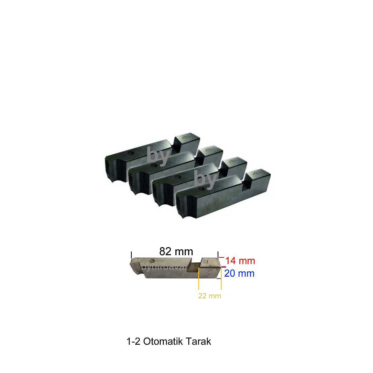 CHATTEL 2 lik 1-2 Otomatik TARAK TEZGAH PAFTA TARAĞI BSPT SS Kaliteli 3 lük 4 lük