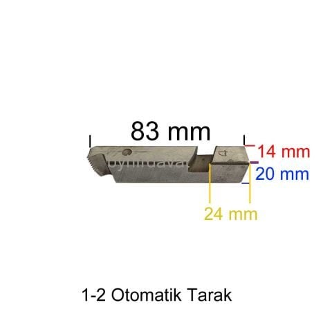 CHATTEL 2 lik 1-2 Otomatik TARAK TEZGAH PAFTA TARAĞI BSPT SS Kaliteli 3 lük 4 lük