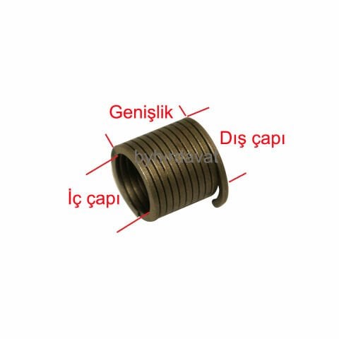 1840 KOLLEKTÖR DİŞLİ YAYI 2040 ELEKTRİKLİ TESTERE EİNHELL-KL4998-PALMERA-YAT YT4302 SENİX CSE20-CSE22-CSE24 KAVRAMA YAYI 87 mm KOLLEKTÖR DİŞLİ