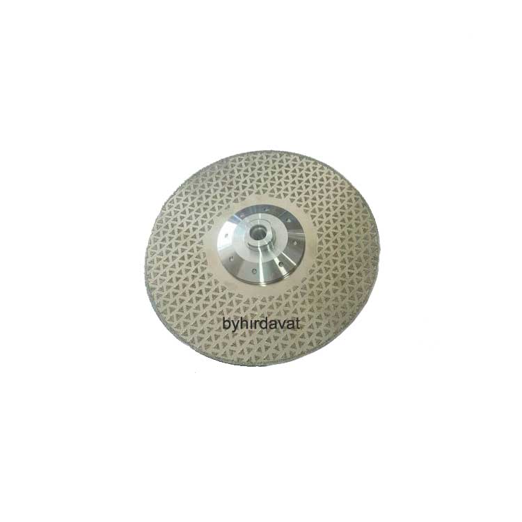 WONDER 230 mm M14 FLANŞLI ELEKTROLIZE  ELMAS DAİRE TESTERE MERMER-SERAMİK-BETON-FAYANS ÇİFT TARAFLI ZIMPARA