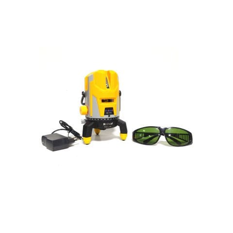 ROLWAL T002-Line 2 ÇİZGİ LAZER HİZALAMA Şarjlı Dikey-Yatay TERAZİ Yeşil Çizgili LASER