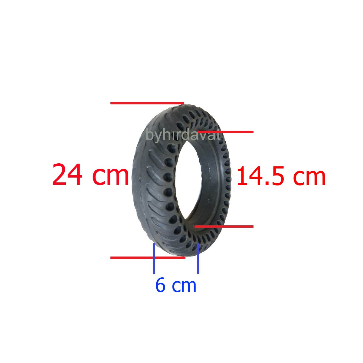 10*2.125 DOLGU TEKER 6 cm 24-6 cm ELEKTRİKLİ SCOOTER LASTİĞİ 10 inc 8/10 SUKUTUR
