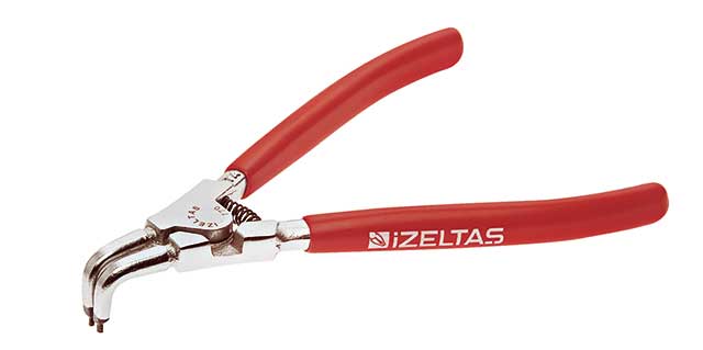 İZELTAŞ 210 DIŞ SEGMAN PENSESİ YAYLI EĞRİ SEKMAN PENSE