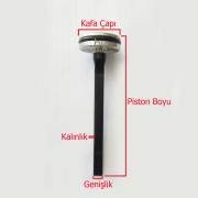 35.5 mm PİSTON Kanallı 9240 HAVALI ZIMBA TABANCA PİSTONU BEA 92/40