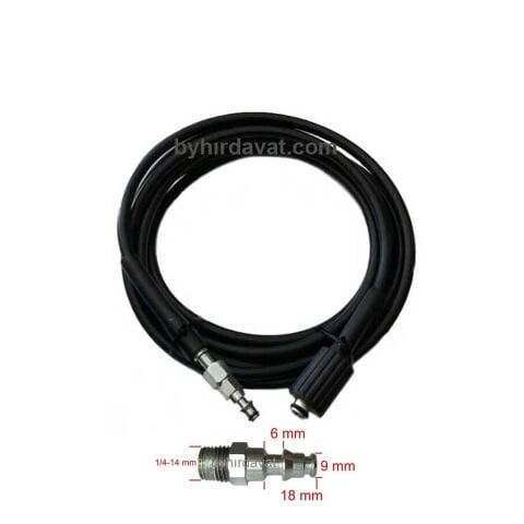 LAVOR Geçme ve Vidalı Kafa BASINÇLI YIKAMA MAKİNASI HORTUMU TİME 110-NİNJA 120-ONEEXTRA 135 STM 150,160-VERTİGO 020,022