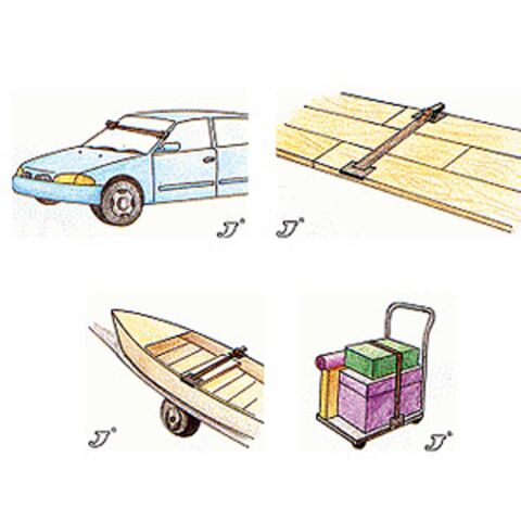 JUN KAUNG JK01103 PARKE SIKIŞTIRMA GERGİSİ 25 mm 5 mt Çektirme Gerdirme