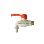 KÜRESEL MUSLUK 1/2 PLASTİK BAHÇE MUSLUĞU 20 mm KOLLU MUSLUK