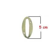 KAPI NUMARASI 4 No ZAMAK SATEN 5 cm
