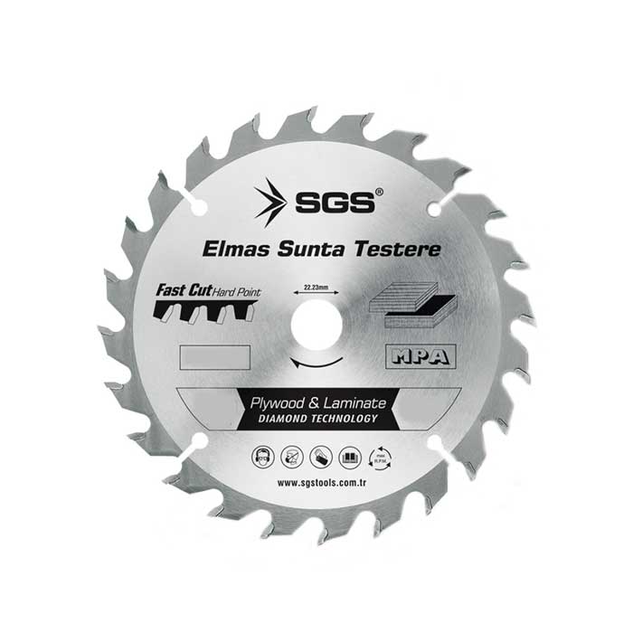 SGS 125 mm ELMAS DAİRE TESTERE 125*22.23*30 diş Taşlama için AHŞAP-MDF-SUNTA