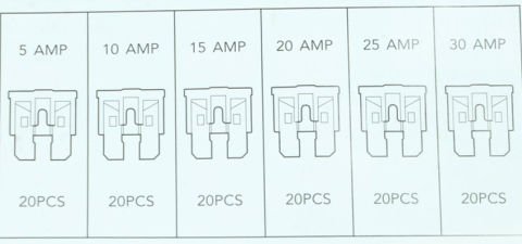 WORLDFORCE 120 Parça BIÇAK SİGORTA SETİ OTO FORSAGE