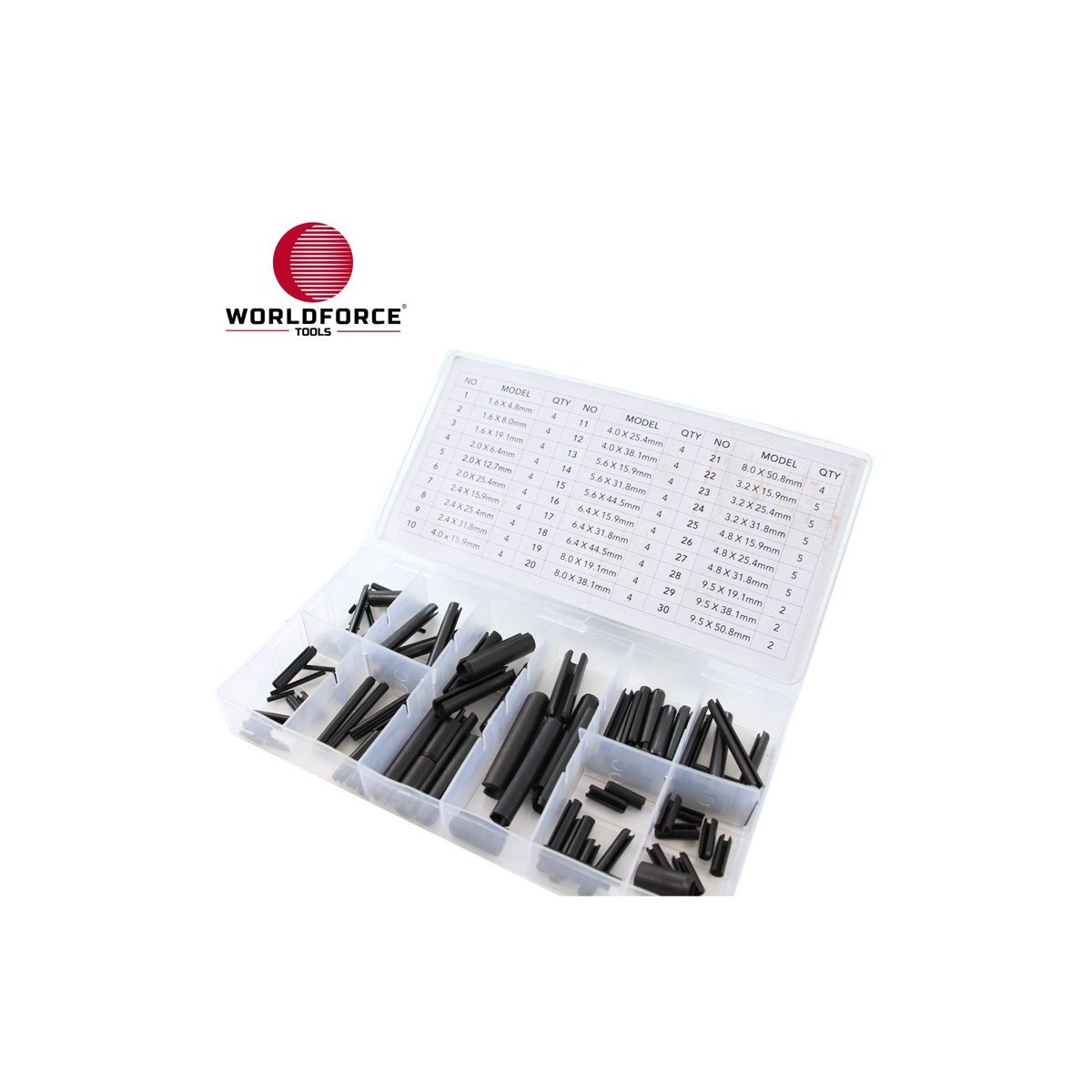 WORLDFORCE 120 Parça YARIKLI PİM Seti FORSAGE