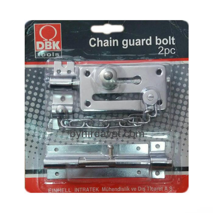 DBK 05111 KAPI EMNİYET ZİNCİRİ ve SÜRGÜ SETİ 2 li