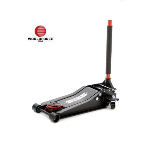 WORLDFORCE 3 Ton ARABALI ZEMİN KRİKO Hidrolik Düşük Profil ÇİFT PİSTON 11101