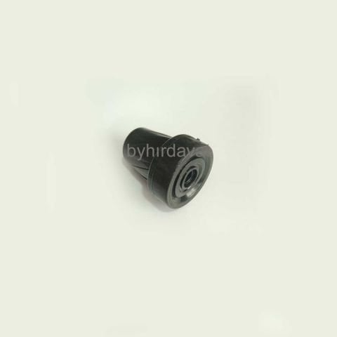 BASTON TOPUZU Siyah 19 mm BASTON AYAĞI DIŞTAN GEÇME PLASTİK AYAK