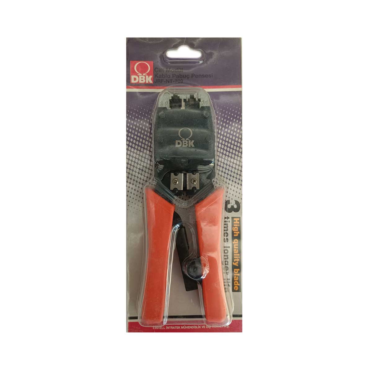 DBK JRF-NT-709 ÇİFT MODÜL KABLO PABUÇ PENSESİ