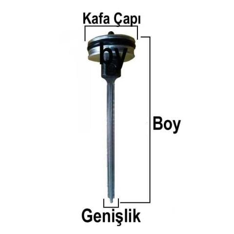 9025 PİSTON 27.5 mm HAVALI ÇİVİ TABANCA PİSTONU ÇEKİÇ