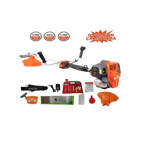 HAKTAŞ JS-CG430 BENZİNLİ OTOMATİK YAN TIRPAN 43CC MOTORLU TIRPAN