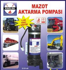 KAELSA YTP24 SIVI AKTARMA MAZOT POMPASI 24 volt SIVI TRANSFER POMPASI