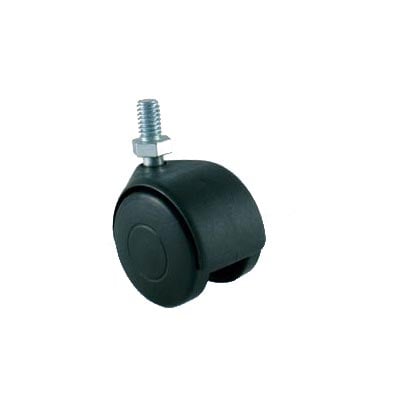 50 mm MOBİLYA TEKERİ PLASTİK 3/8 VİDALI MASA TEKERİ