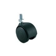 50 mm MOBİLYA TEKERİ PLASTİK 3/8 VİDALI MASA TEKERİ