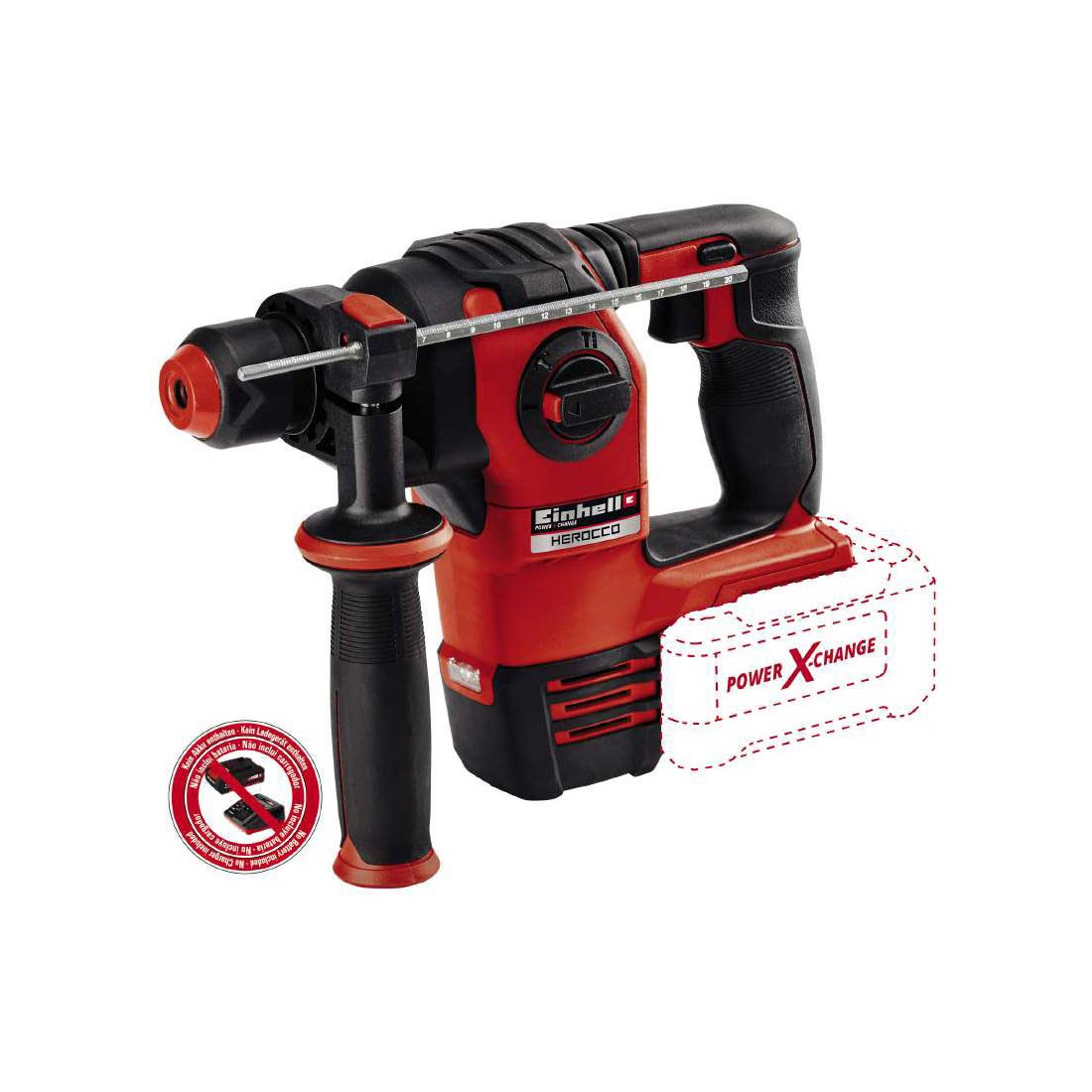 EİNHELL HEROCCO SDS PLUS SOLO AKÜLÜ KIRICI DELİCİ Kömürsüz POWER X
