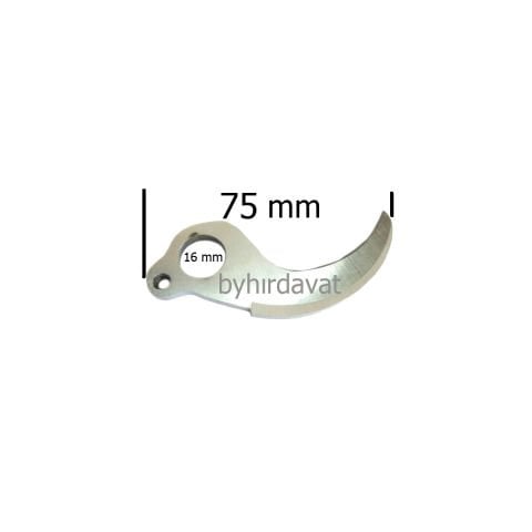 8601 AKÜLÜ BUDAMA MAKASI BIÇAĞI 75 mm Alt ÇENE
