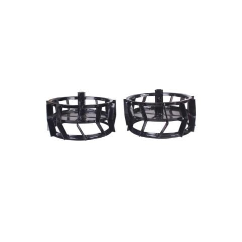 4.00-8 METAL TEKER 30 cm ÇAPA MAKİNASI METAL TEKERLEK 2 li Takım DEMİR TEKER
