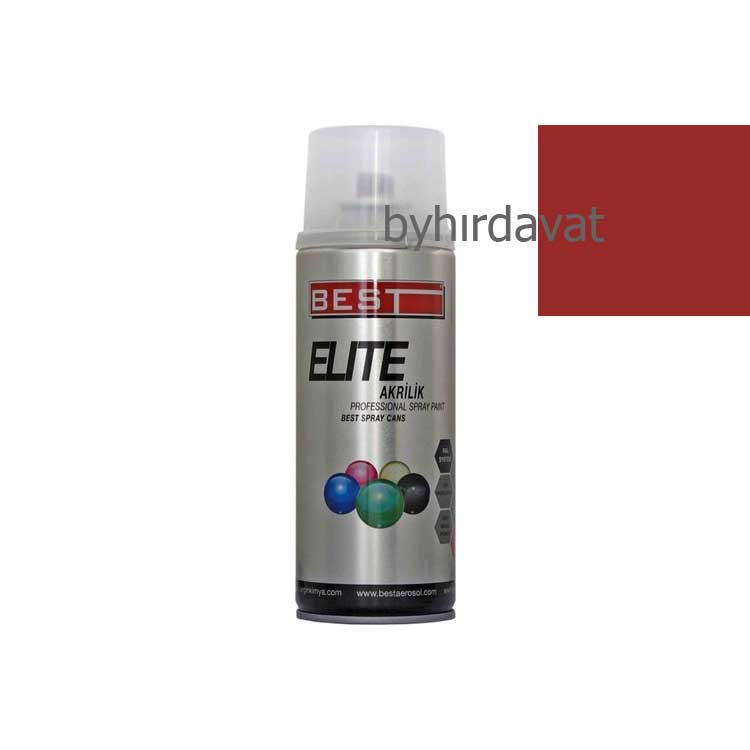 BEST ELİTE 400 ml Bayrak Kırmızı SPREY BOYA RAL 3002 SPRAY