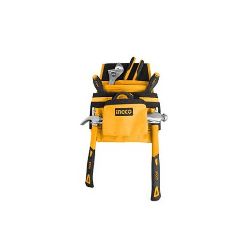 İNGCO HTBP01011 ENDÜSTRİYEL PLASTİK TABANLI BEZ ALET ÇANTASI ALET KEMERİ ÇOK AMAÇLI