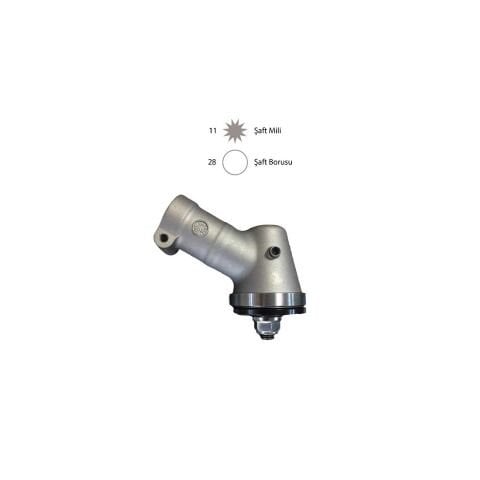 28 mm 11 Diş HUSQVARNA 553 MOTORLU TIRPAN REDÜKTÖR KAFA GRUBU
