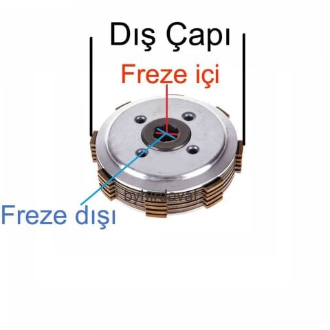 15-17 mm BASKI BALATA KOMPLE ÇAPA MAKİNASI GENERAL POWER GP-373-B27
