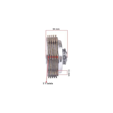 15-17 mm BASKI BALATA KOMPLE 110 mm 8 li ÇAPA MAKİNASI SAMSUNG TN-730-B2-1