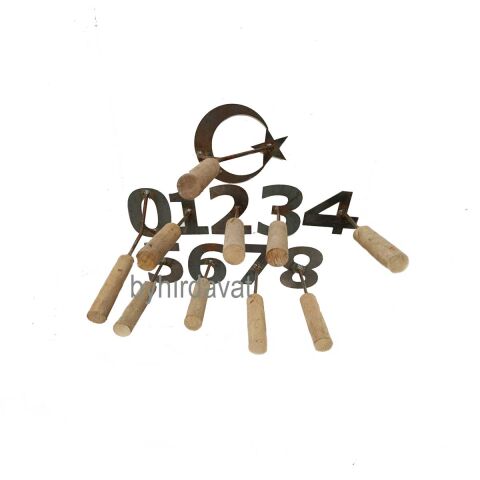 HAYVAN NUMARALANDIRMA DAMGA SETİ 10 lu HAYVAN DAMGALAMA SOGUK DAMGA NUMARA İŞARETLEME DAMGA SETİ