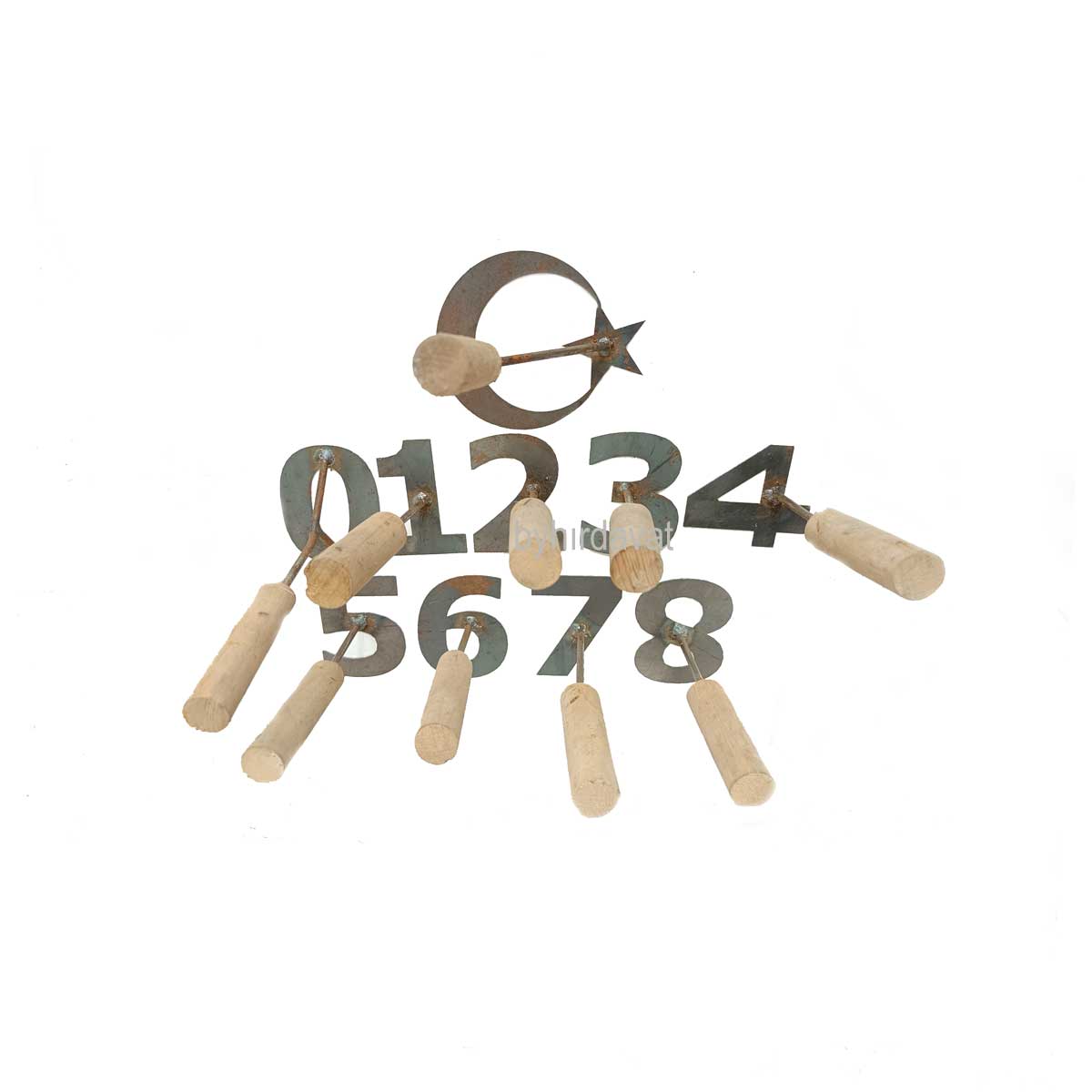 HAYVAN NUMARALANDIRMA DAMGA SETİ 10 lu HAYVAN DAMGALAMA SOGUK DAMGA NUMARA İŞARETLEME DAMGA SETİ