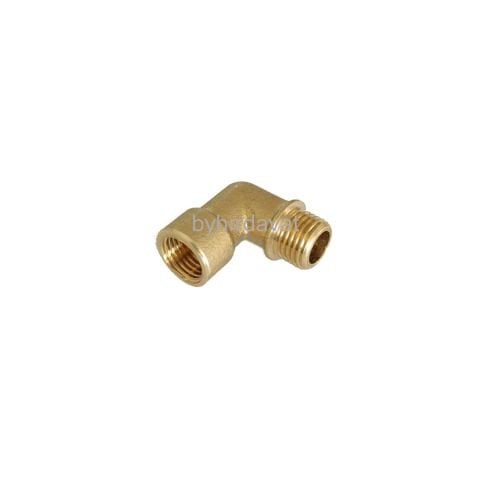 1/4-1/4 DİRSEK E-D Kompresör Dirseği 12 mm Erkek Dişi Girişli