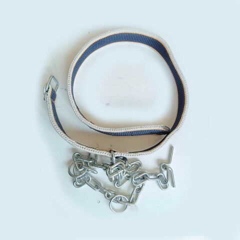 5 cm Çift KAT TASMA 125 cm Zincirli HAYVAN BOYUN YULARI