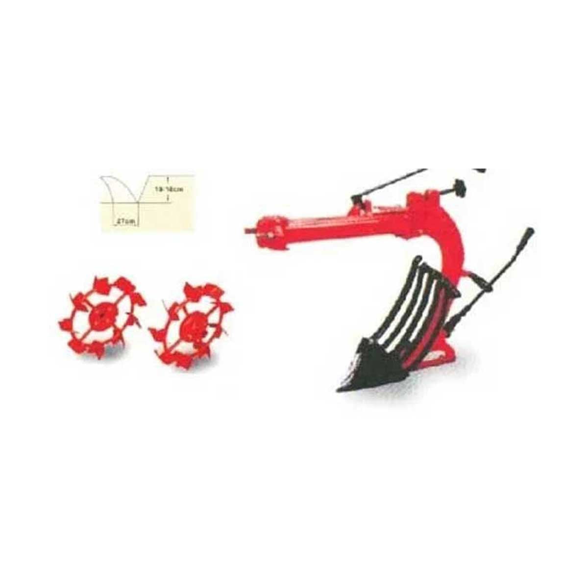 KAMA BY REİS PULLUK VE METAL TEKERLEK Seti KDT 610-910 ÇAPA MAKİNASI PULLUĞU DÖNERLİ DEMİR TEKER