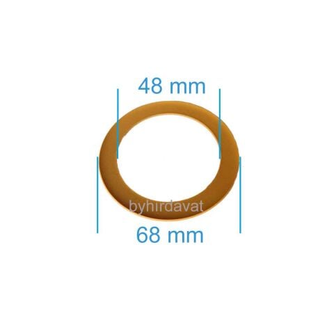 PİSTON CONTASI 48-68 mm YAĞSIZ SESSİZ HAVA KOMPRESÖRÜ 50 lt PA50LS PİSTON SEGMANI PİSTON KEÇESİ TEFLON CONTA SEKMAN SESSİZ KOMPRESÖR