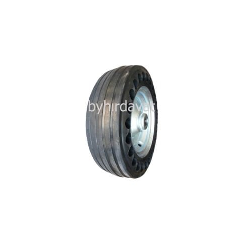 3.50-7 DOLGU TEKER Metal JANT GENİŞ LASTİK TEKER EL ARABASI 350/7 Patlamaz İç Lastiksiz TARIM MAKİNALARI