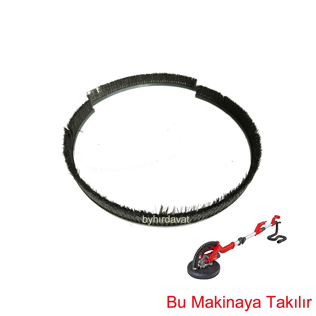 225 mm R7235 KORUMA Plastiği FIRÇASI Plastik TAVAN DUVAR ALÇI ZIMPARA MAKİNASI TABAN 2 parçalı CATPOWER 3011-3013 EİNHELL TC-DW 225