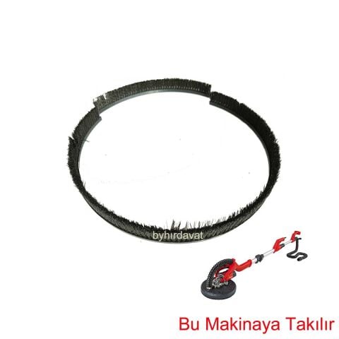 225 mm R7235 KORUMA Plastiği FIRÇASI Plastik TAVAN DUVAR ALÇI ZIMPARA MAKİNASI TABAN 2 parçalı CATPOWER 3011-3013 EİNHELL TC-DW 225-EUROMAX