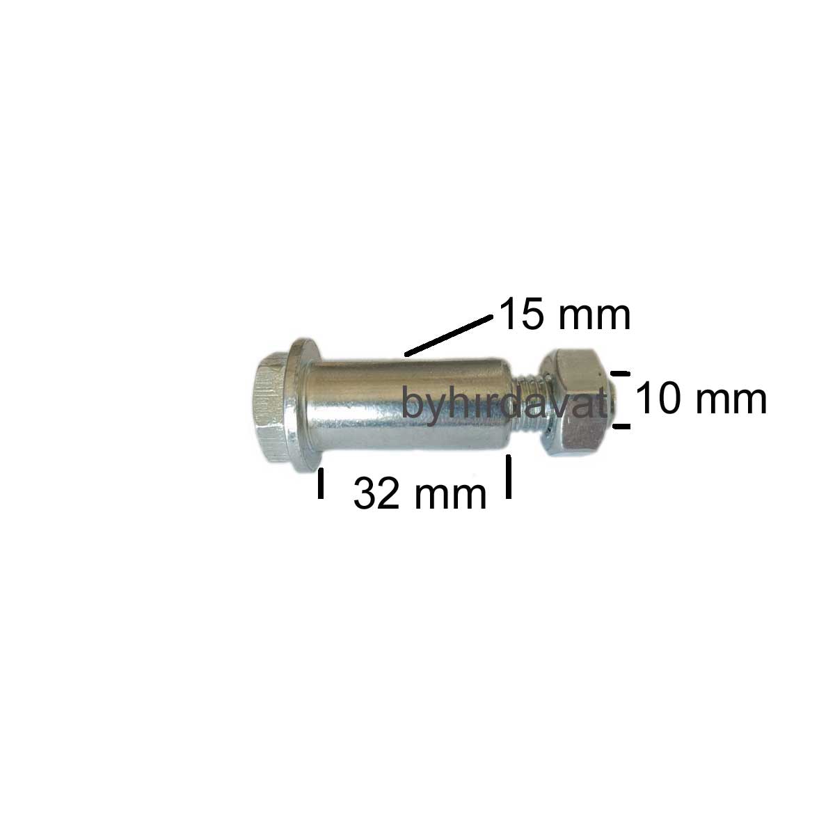 15 mm 25-50-100 lt KOMPRESÖR TEKER CİVATASI 15*32 mm MİL