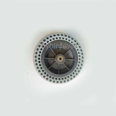 200-50 PU DOLGU TEKER Delikli Yumuşak 8-2 inç Akülü Engelli Tekerlekli Sandalye Ön Tekeri 200*50