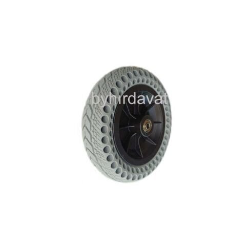 200-50 PU DOLGU TEKER Delikli Yumuşak 8-2 inç Akülü Engelli Tekerlekli Sandalye Ön Tekeri 200*50